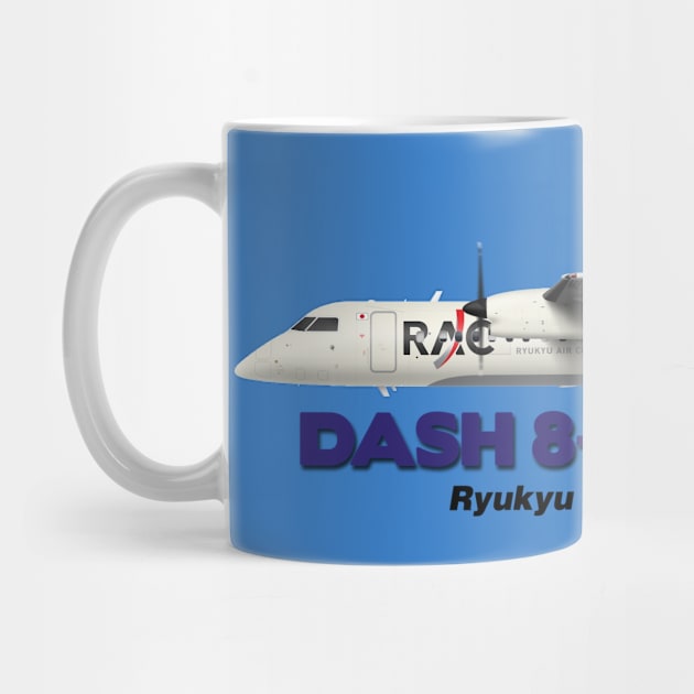 DeHavilland Canada Dash 8-300/Q300 - Ryukyu Air Commuter by TheArtofFlying